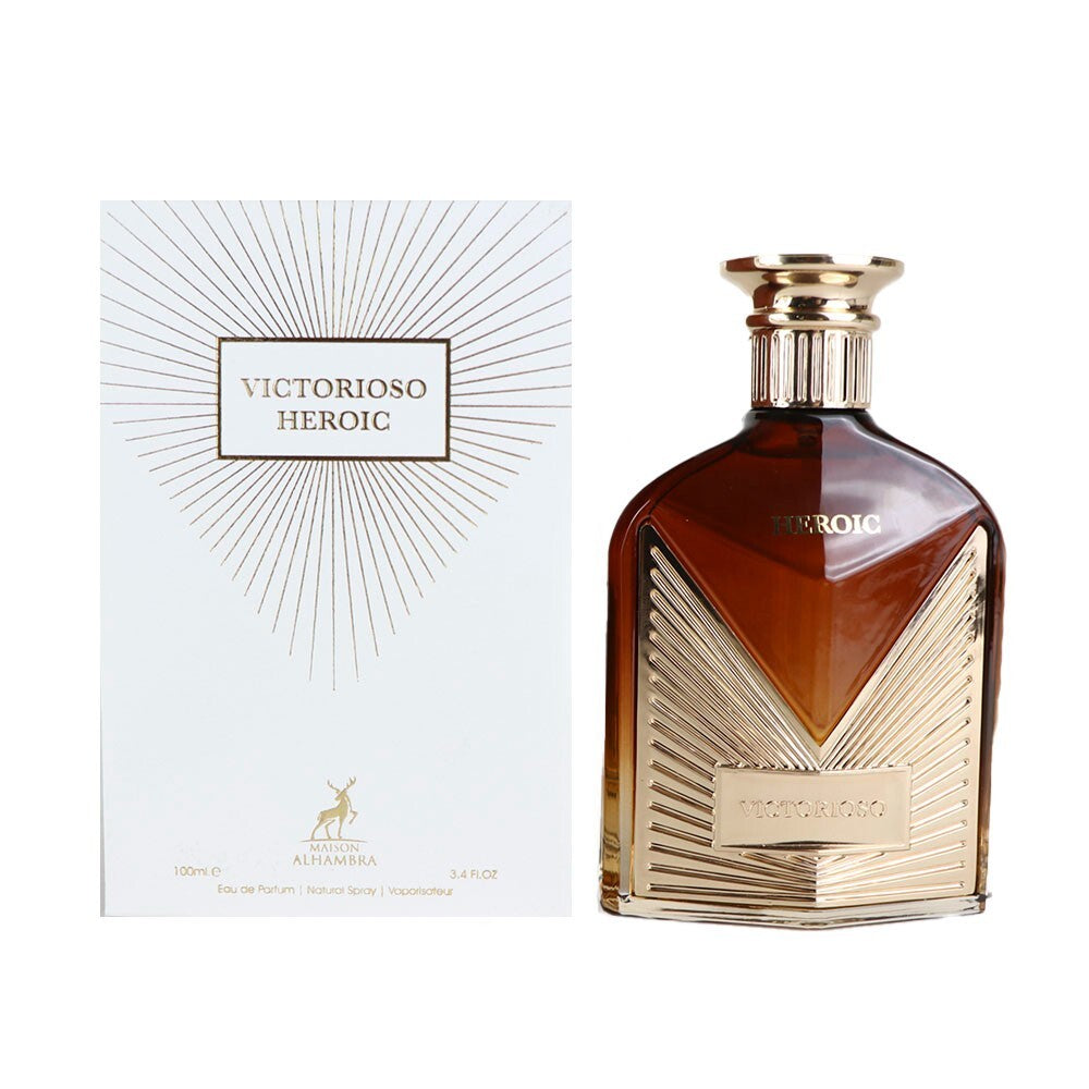 LATTAFA ALHAMBRA VICTORIOSO HEROIC 3.4 EAU DE PARFUM SPRAY FOR MEN