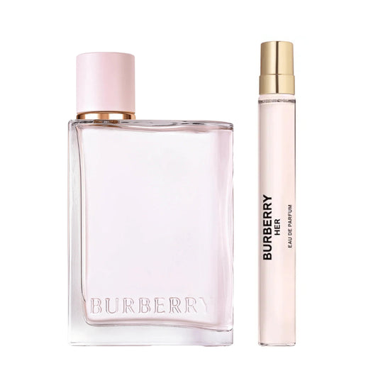 BURBERRY HER 2 PCS SET: 3.4 EAU DE PARFUM SPRAY + 0.34 EAU DE PARFUM SPRAY