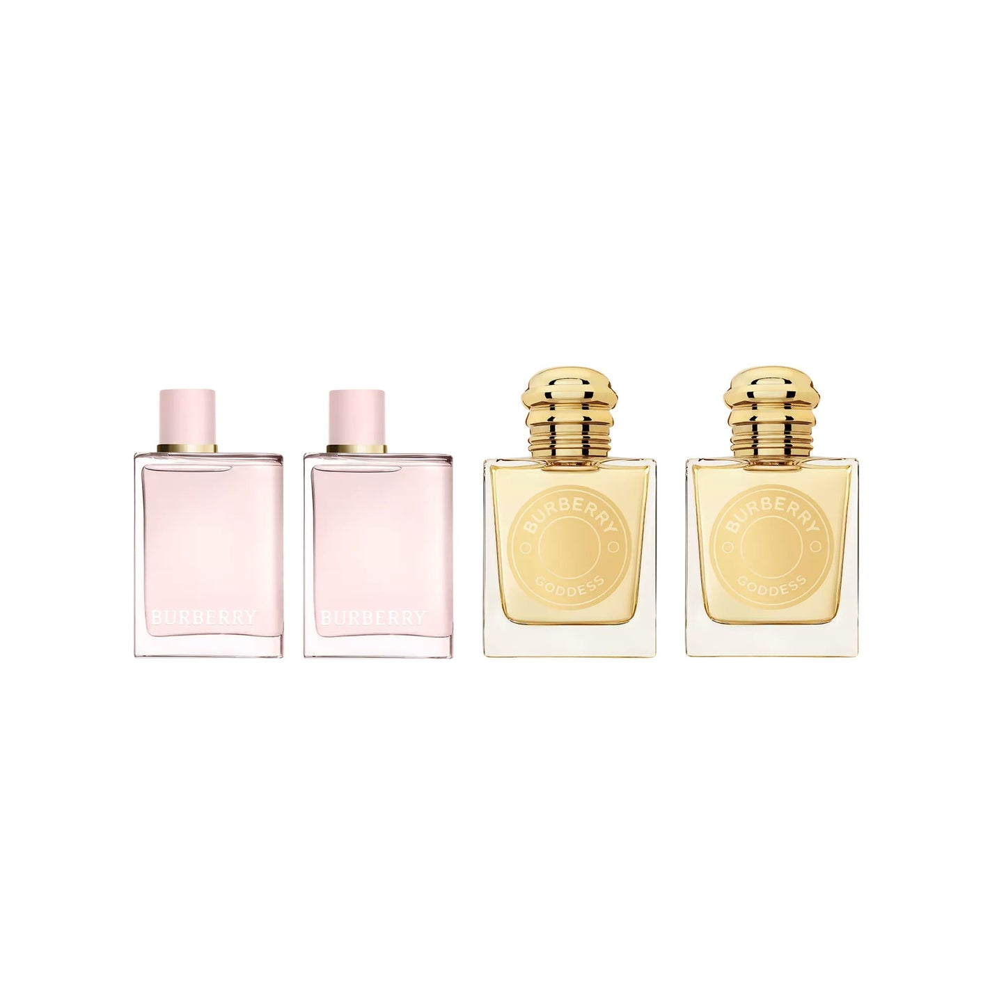 BURBERRY 4 * 5 ML MINI SET: 2 * GODDESS EAU DE PARFUM + 2 * HER EAU DE PARFUM