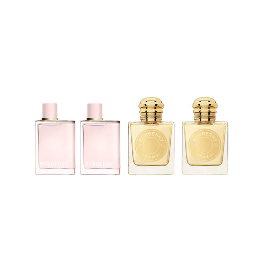 BURBERRY 4 * 5 ML MINI SET: 2 * GODDESS EAU DE PARFUM + 2 * HER EAU DE PARFUM