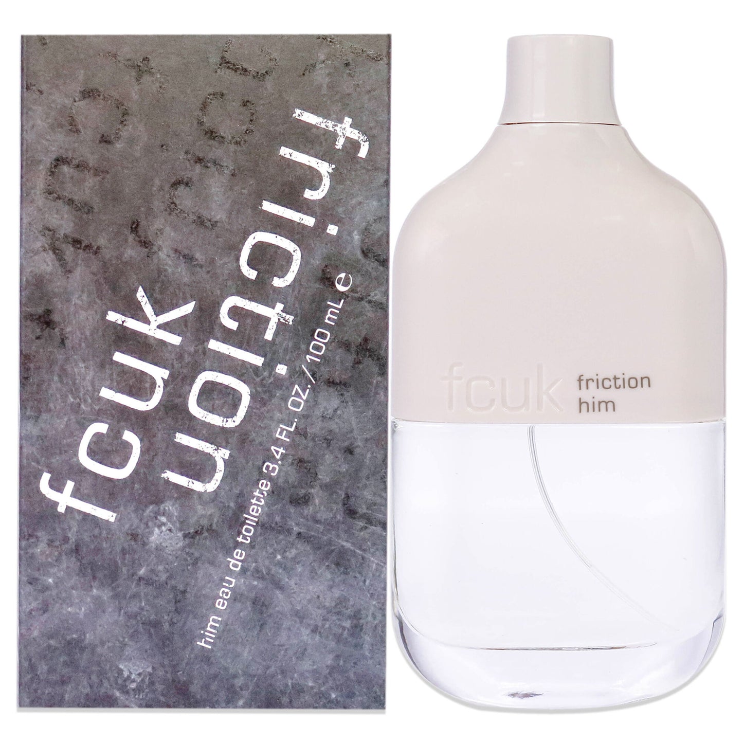 FCUK FRICTION 3.4 EAU DE TOILETTE SPRAY FOR MEN.