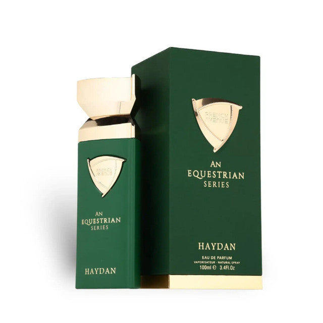FRAGRANCE WORLD FRENCH AVENUE EQUESTRIAN SERIES HAYDAN 3.4 EAU DE PARFUM SPRAY FOR MEN