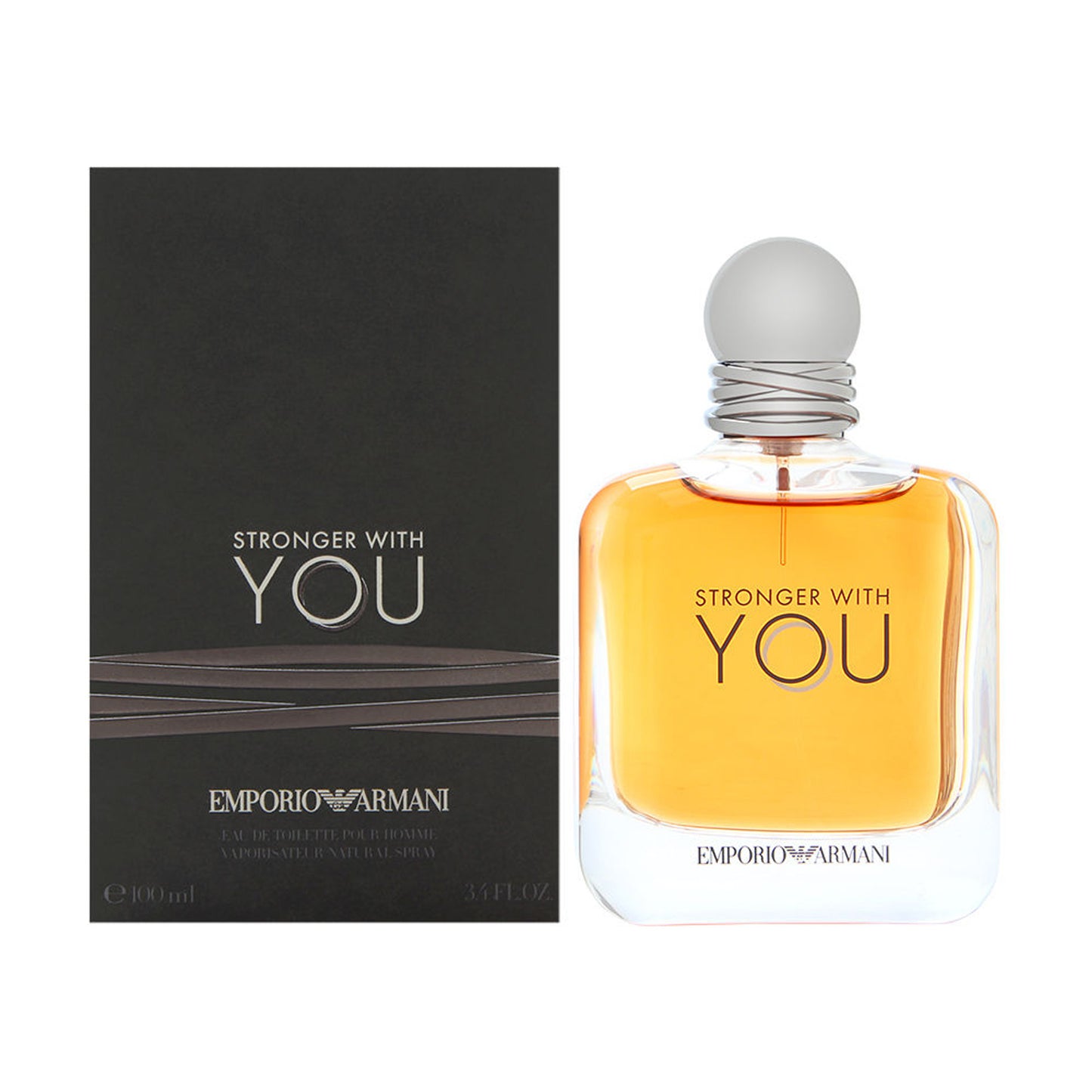 ARMANI EMPORIO STRONGER WITH YOU 3.4 EAU DE TOILETTE SPRAY FOR MEN