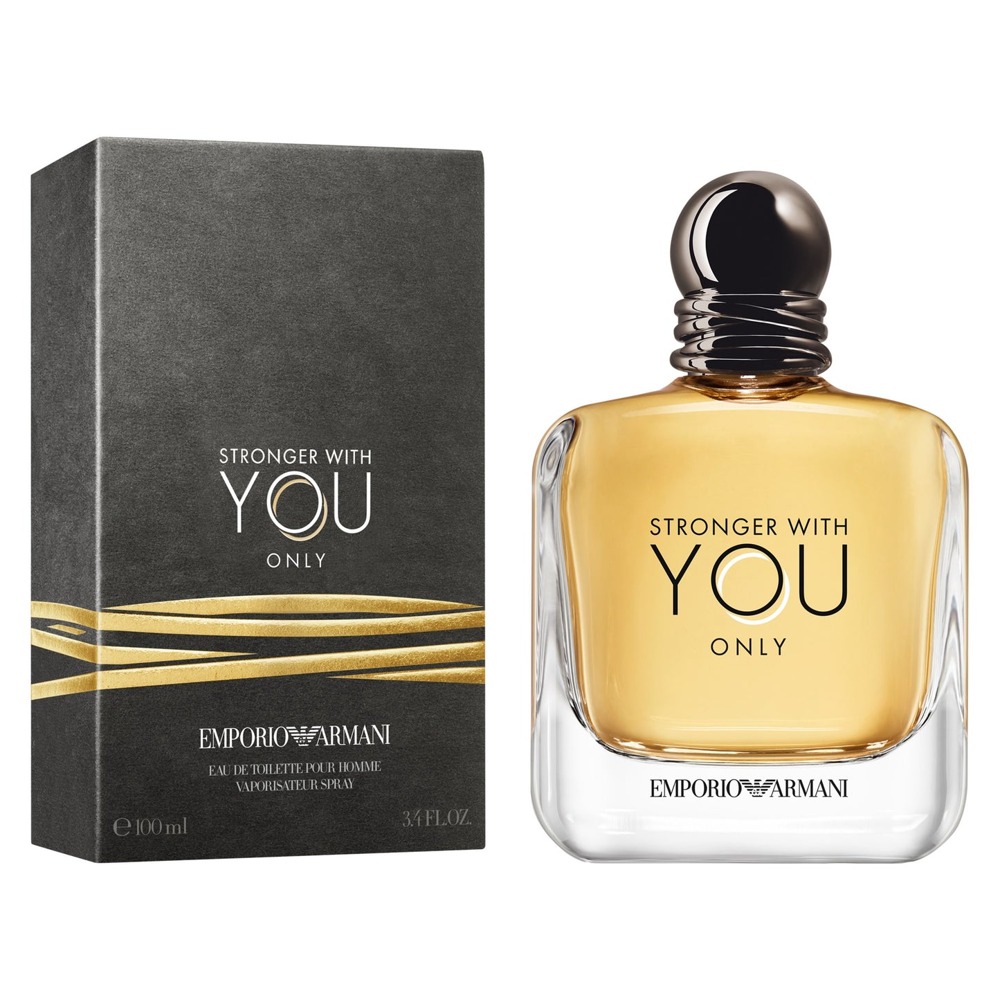 ARMANI EMPORIO STRONGER WITH YOU ONLY 3.4 EAU DE TOILETTE SPRAY FOR MEN