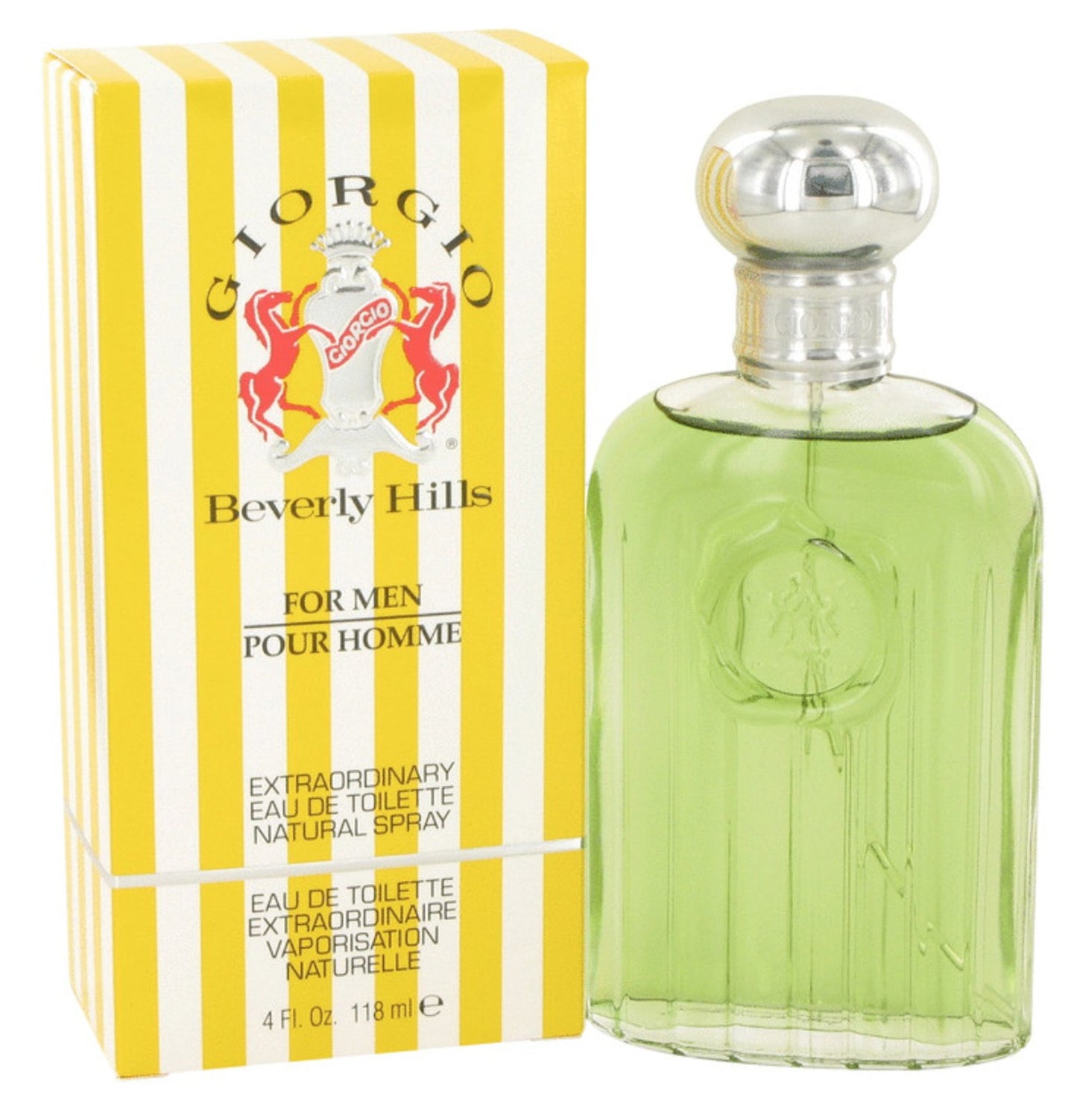 GIORGIO YELLOW 4 OZ EAU DE TOILETTE SPRAY FOR MEN