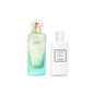 HERMES UN JARDIN SUR LE NIL 2 PCS SET: 3.3 EAU DE TOILETTE SPRAY + 2.7 BODY LOTION.