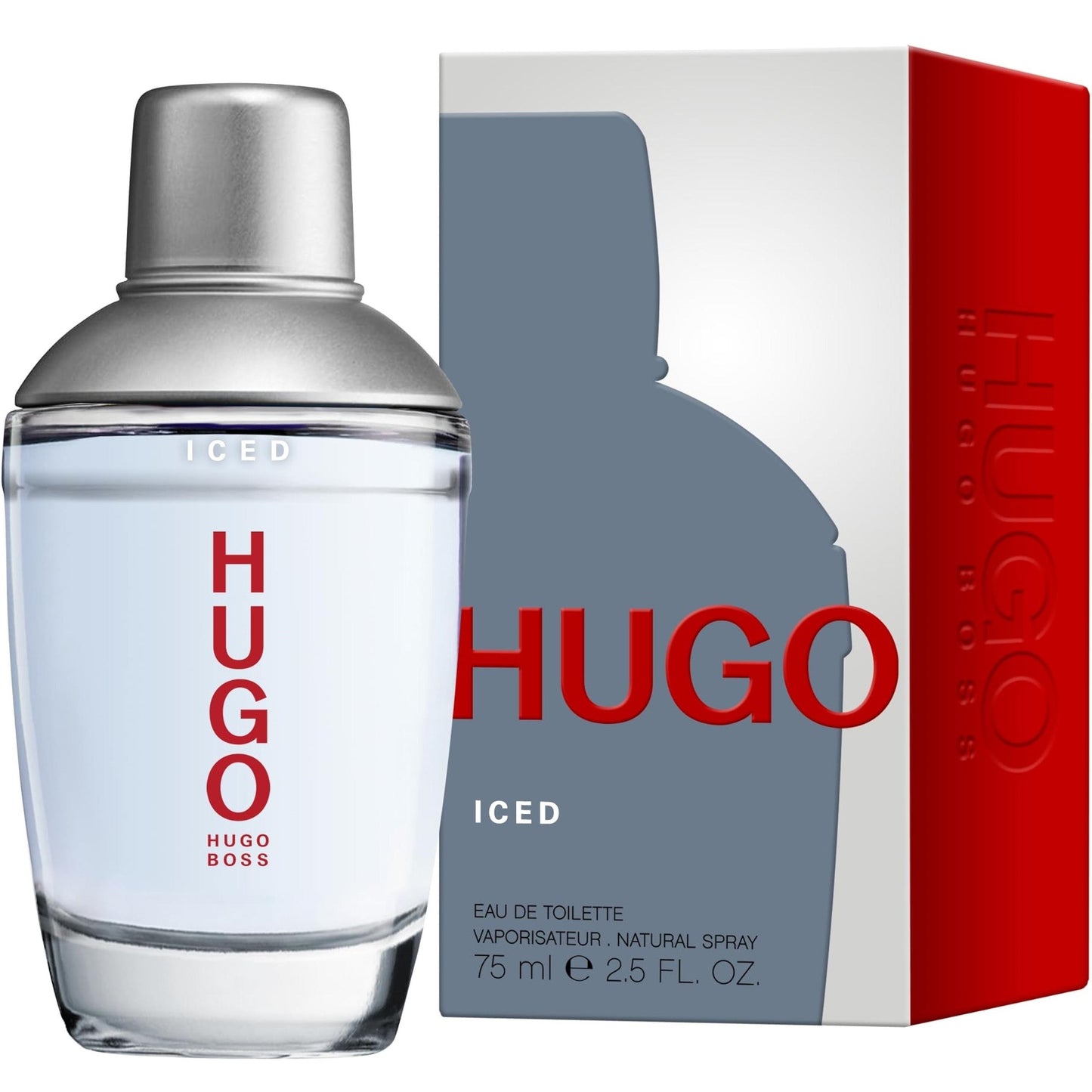 HUGO BOSS ICED 2.5 EAU DE TOILETTE SPRAY FOR MEN.