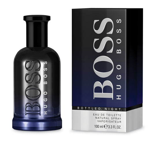 HUGO BOSS BOTTLED NIGHT 3.4 EAU DE TOILETTE SPRAY