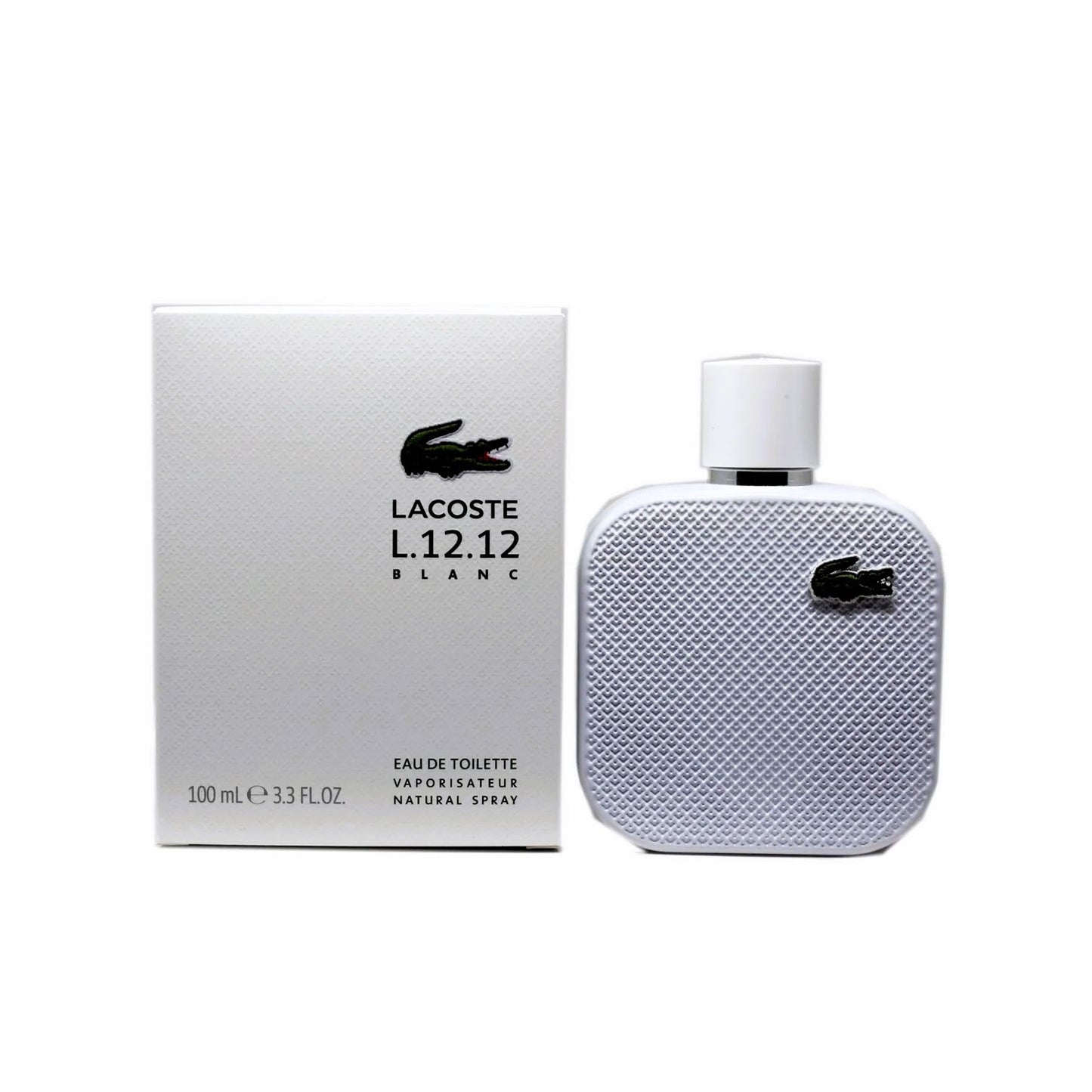 LACOSTE L.12.12 BLANC 3.3 EAU DE TOILETTE SPRAY FOR MEN