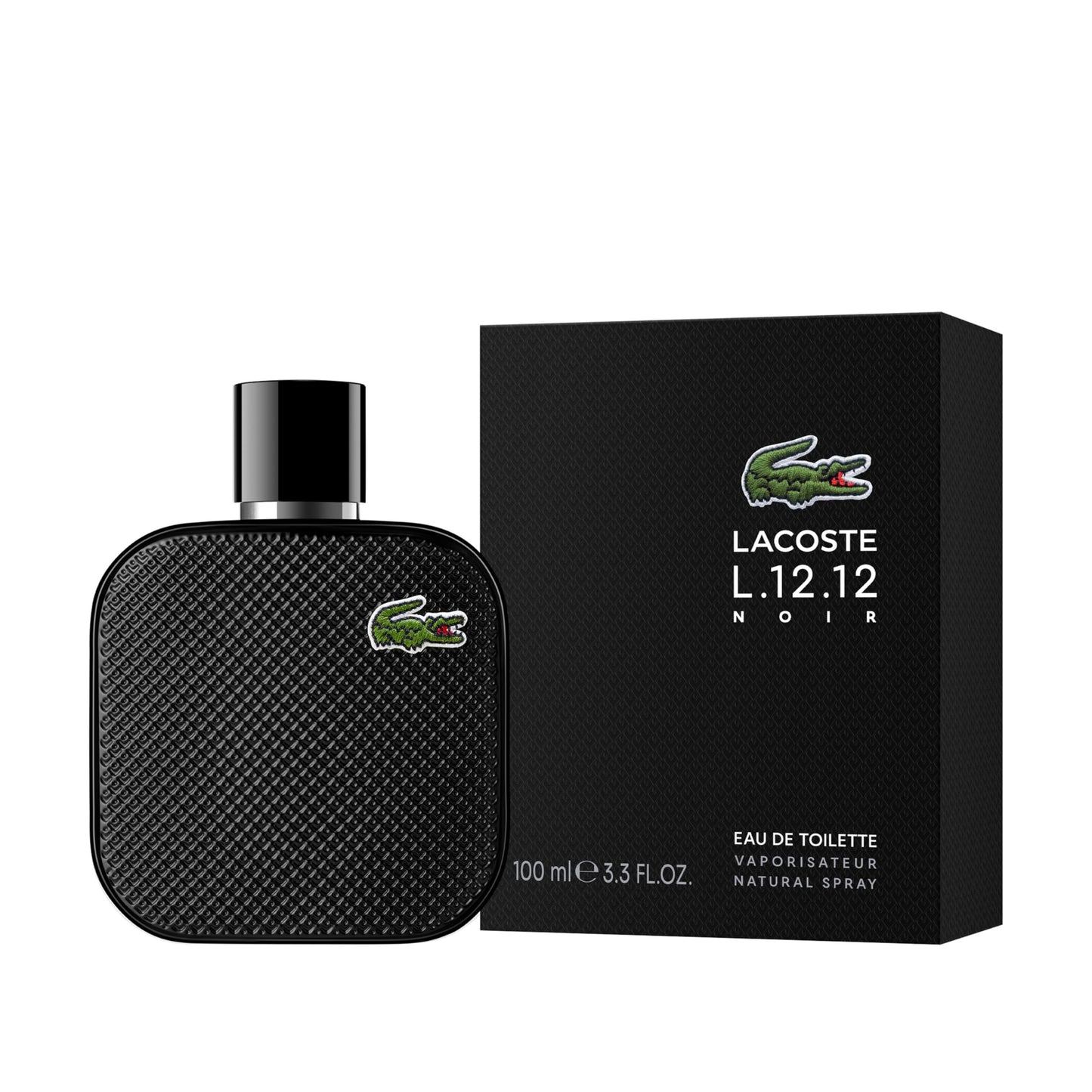 LACOSTE L.12.12 NOIR 3.3 EAU DE TOILETTE SPRAY FOR MEN