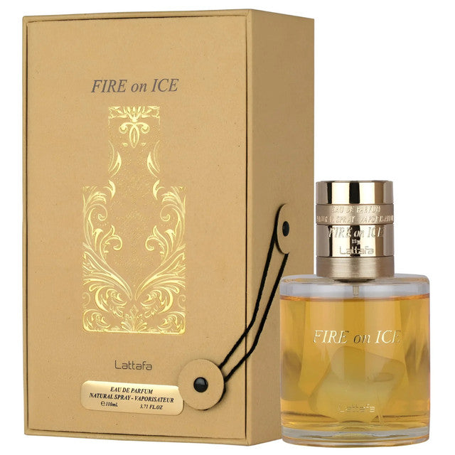 LATTAFA FIRE ON ICE 3.7 EAU DE PARFUM SPRAY