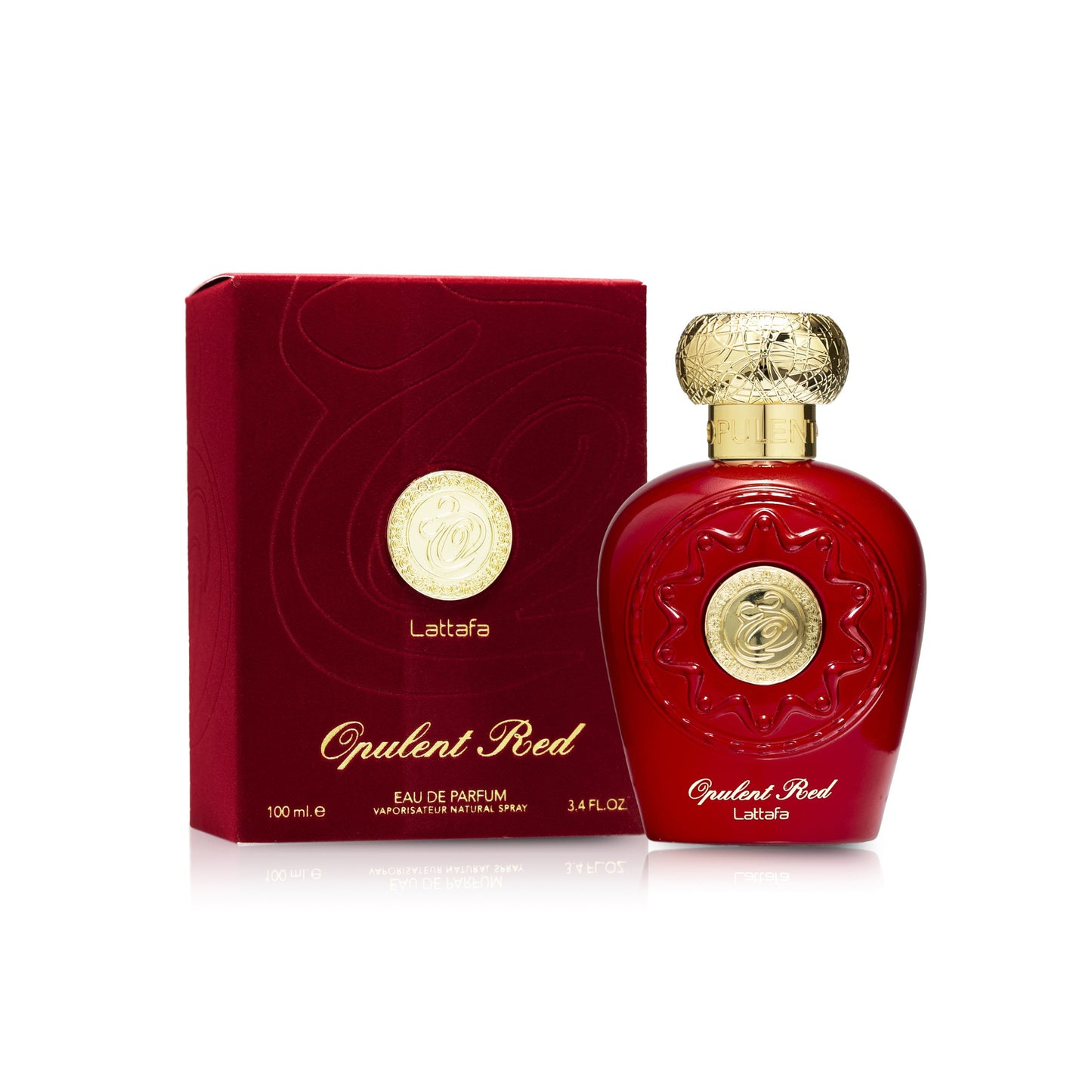 LATTAFA OPULENT RED 3.4 EAU DE PARFUM SPRAY FOR WOMEN