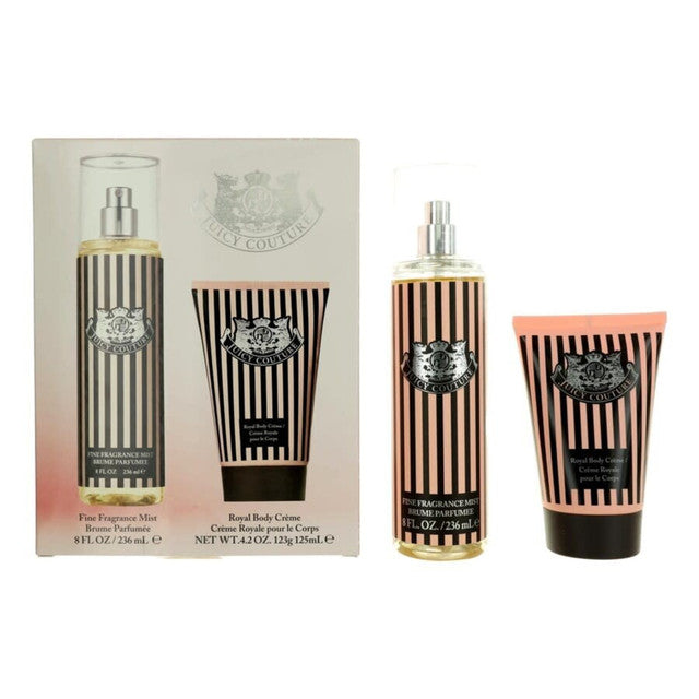 JUICY COUTURE 2 PCS SET FOR WOMEN: 8 OZ BODY MIST + 4.2 BODY CREAM