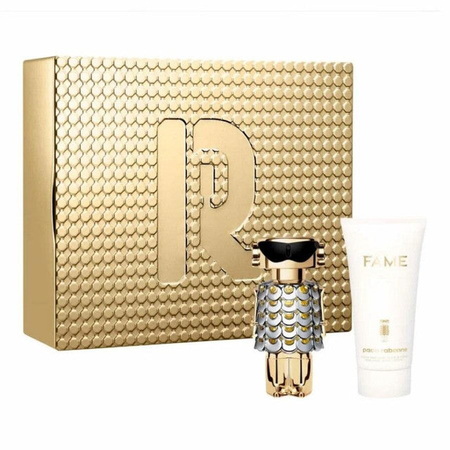 PACO RABANNE FAME 2 PCS SET FOR WOMEN: 1.7 EAU DE PARFUM SPRAY + 2.5 BODY LOTION
