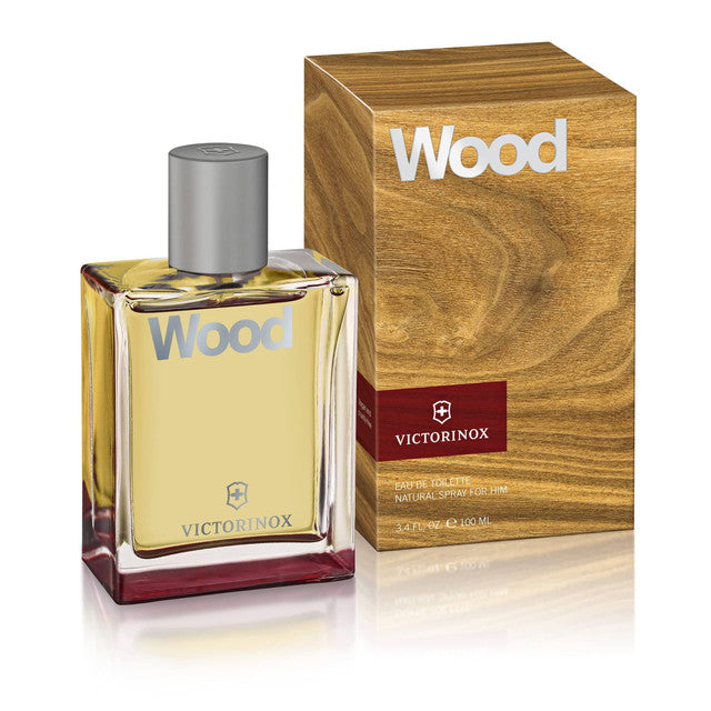 SWISS ARMY VICTORINOX WOOD 3.4 EAU DE TOILETTE SPRAY FOR MEN