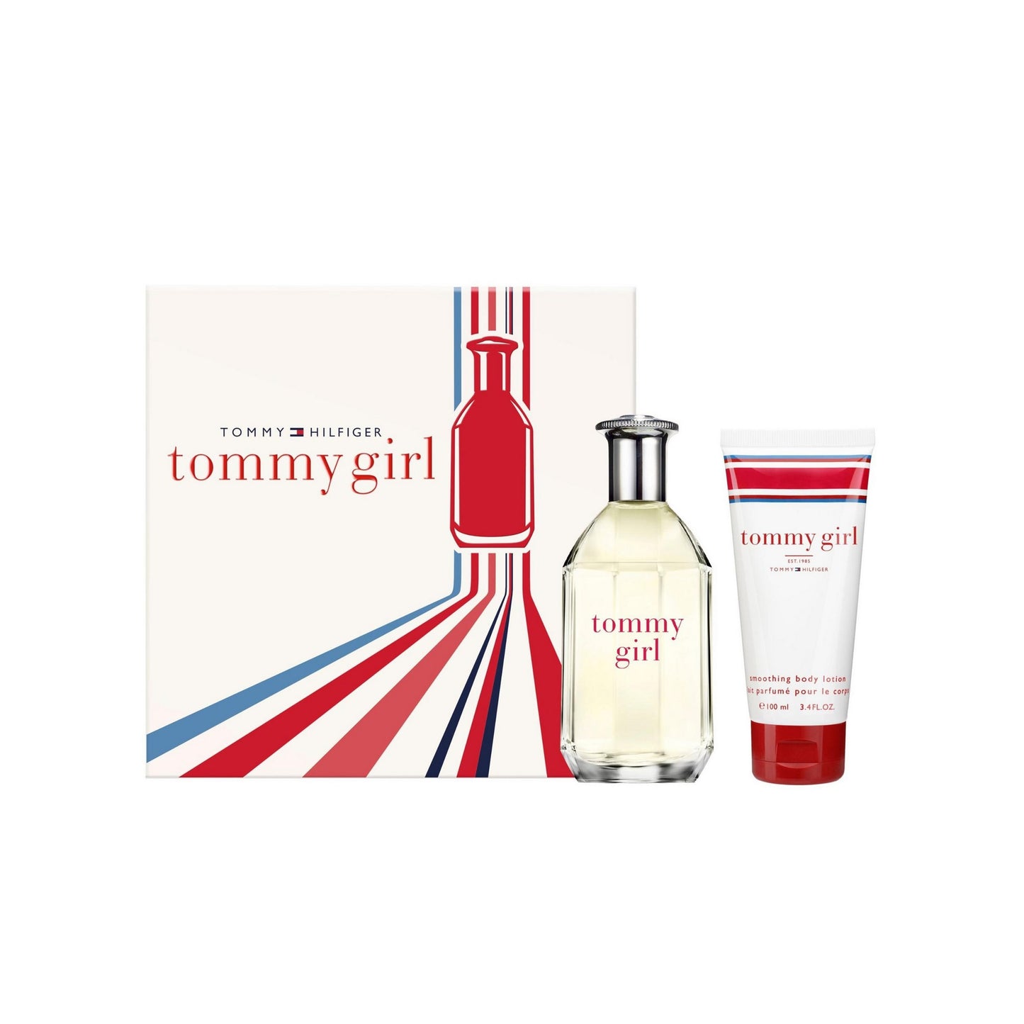 TOMMY GIRL 2 PCS SET: 3.4 EAU DE TOILETTE SPRAY + 3.4 BODY LOTION