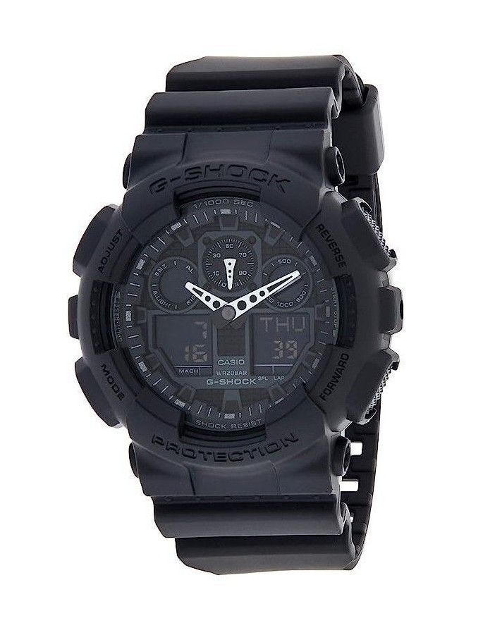 Casio G-Shock GA-100-1A1 GA100-1A1 Shock Resistant 200M Men's Watch
