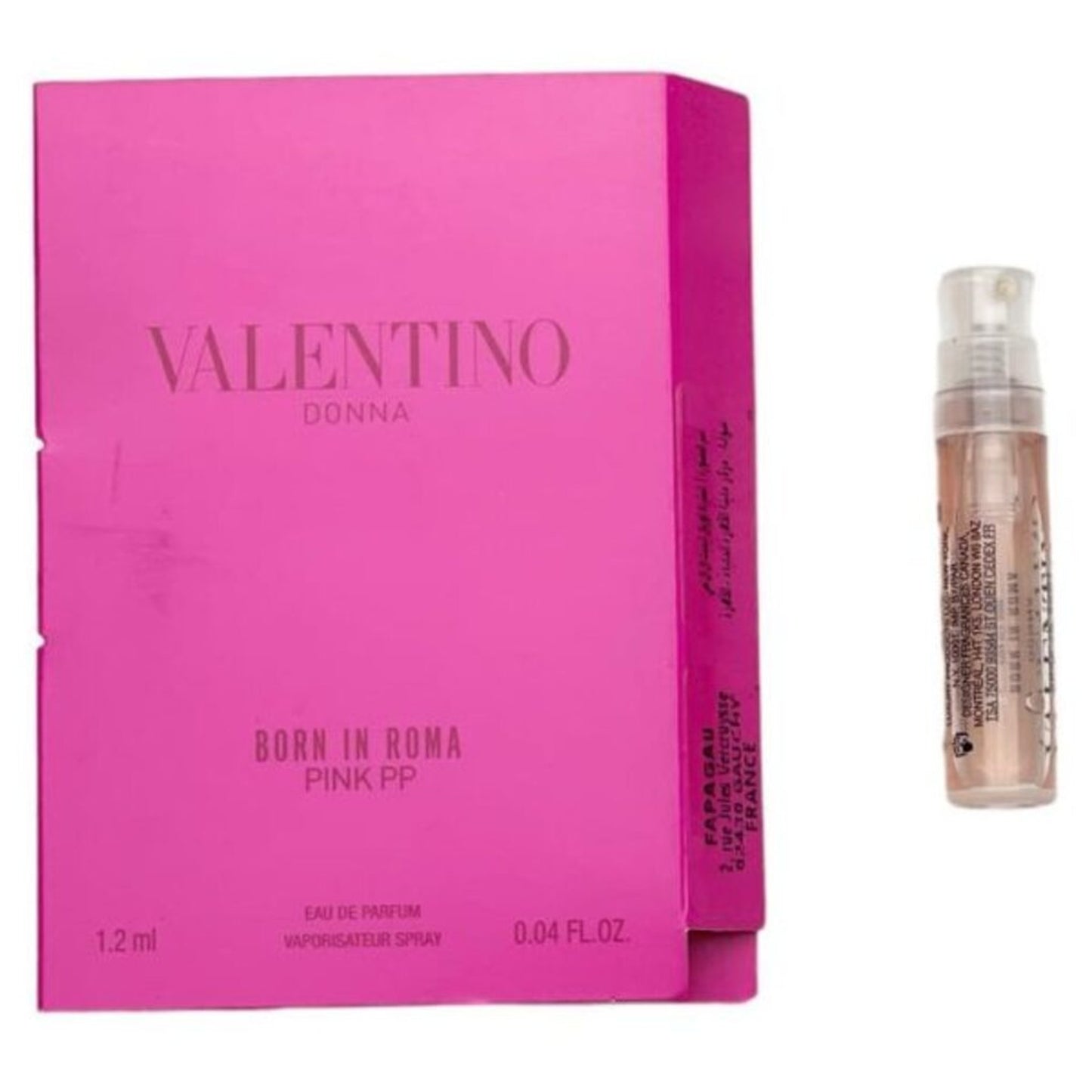 VALENTINO DONNA BORN IN ROMA PINK PP 0.04 EAU DE PARFUM SPRAY VIAL FOR WOMEN