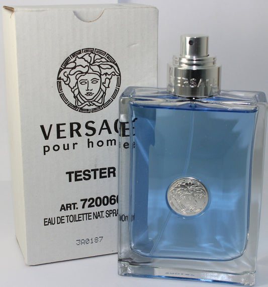 VERSACE POUR HOMME TESTER 3.4 EAU DE TOILETTE SPRAY