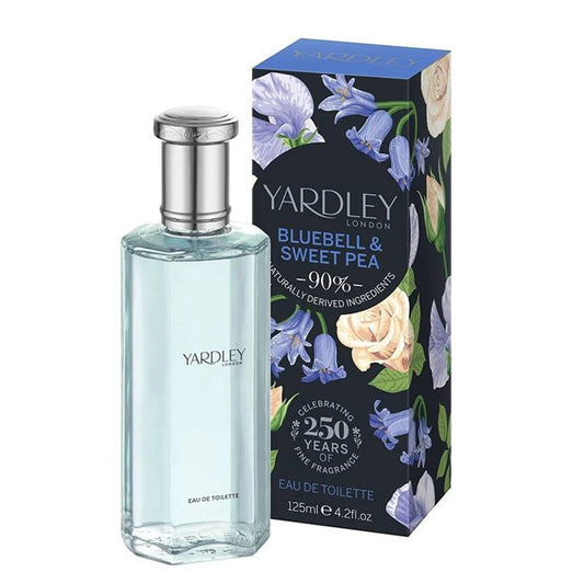 YARDLEY BLUEBELL & SWEET PEA 4.2 EAU DE TOILETTE SPRAY FOR WOMEN