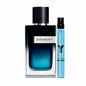 YSL Y 2 PCS SET FOR MEN: 3.3 EAU DE PARFUM SPRAY + 0.33 EAU DE PARFUM SPRAY